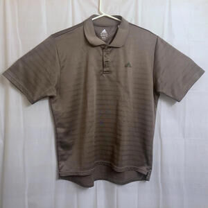 Adidas Golf Polo Shirt Men's Extra Large XL Striped